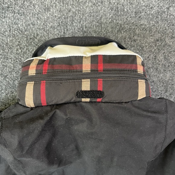 Pendleton Jacket Womens Medium Blk Water Resistant Rain Coat Plaid Liner 1328191 - Picture 14 of 16